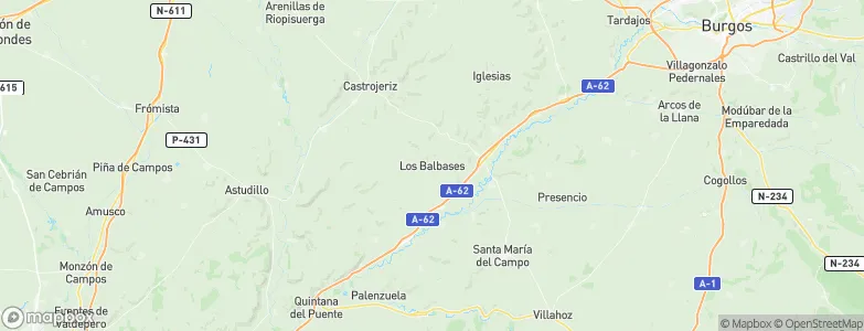 Balbases, Los, Spain Map