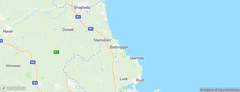 Balbriggan, Ireland Map