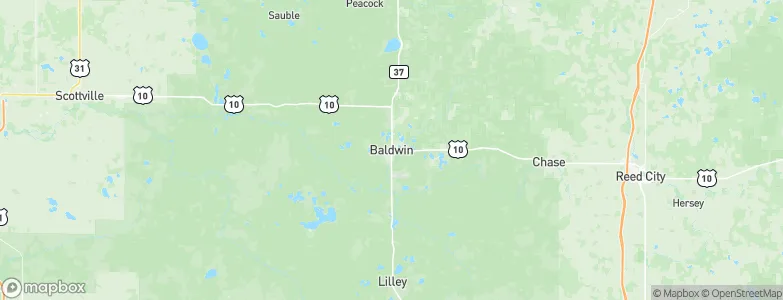 Baldwin, United States Map