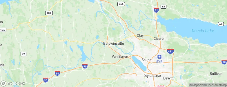 Baldwinsville, United States Map
