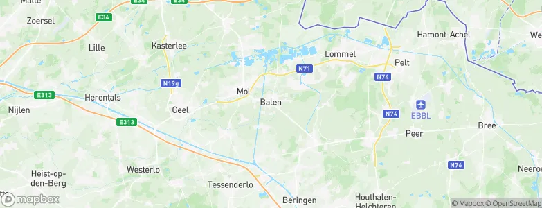 Balen, Belgium Map