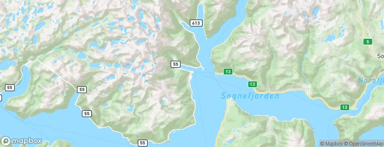 Balestrand, Norway Map