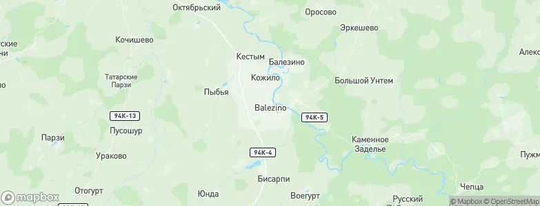 Balezino, Russia Map