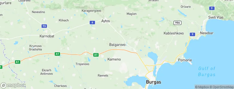 Balgarovo, Bulgaria Map