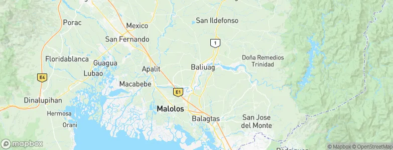 Baliuag, Philippines Map
