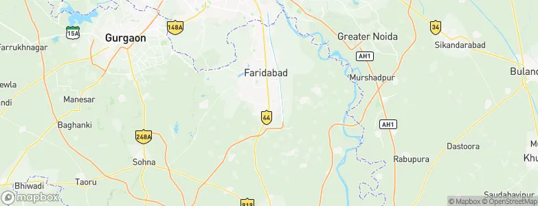 Ballabgarh, India Map