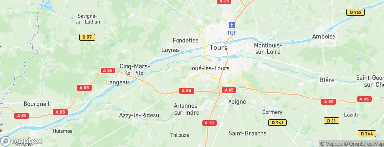 Ballan-Miré, France Map