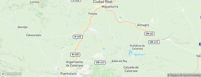Ballesteros de Calatrava, Spain Map