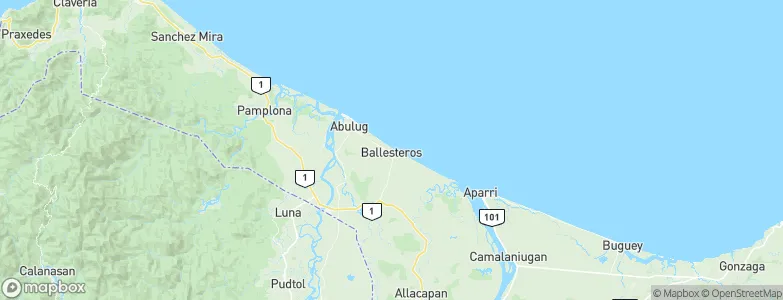 Ballesteros, Philippines Map