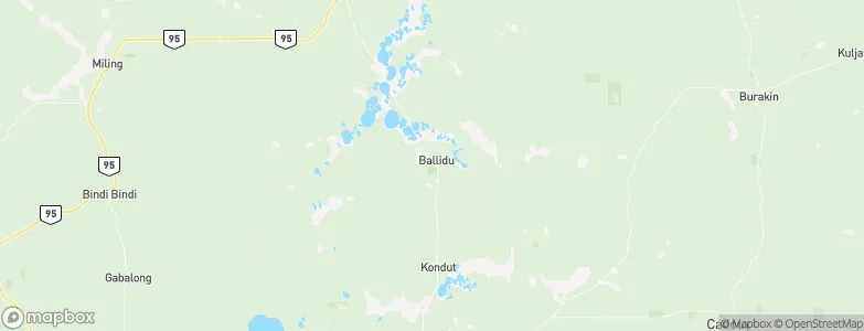 Ballidu, Australia Map