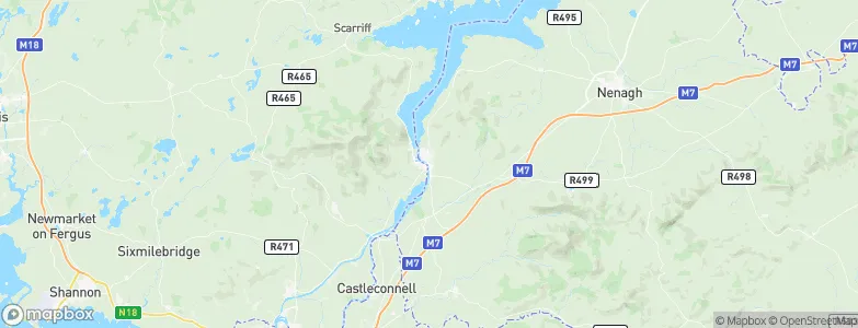 Ballina, Ireland Map