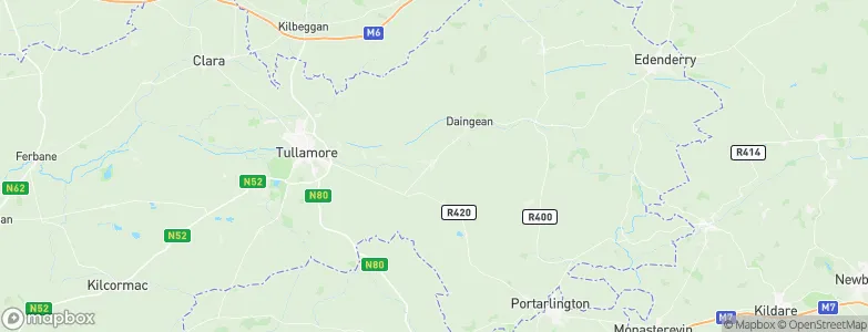Ballinagar, Ireland Map
