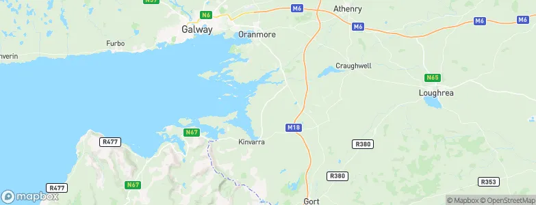 Ballinderreen, Ireland Map
