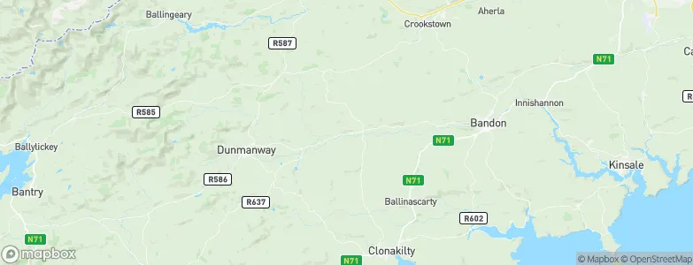 Ballineen, Ireland Map