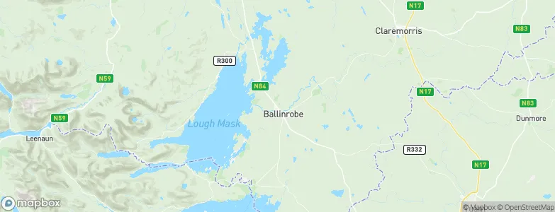 Ballinrobe, Ireland Map