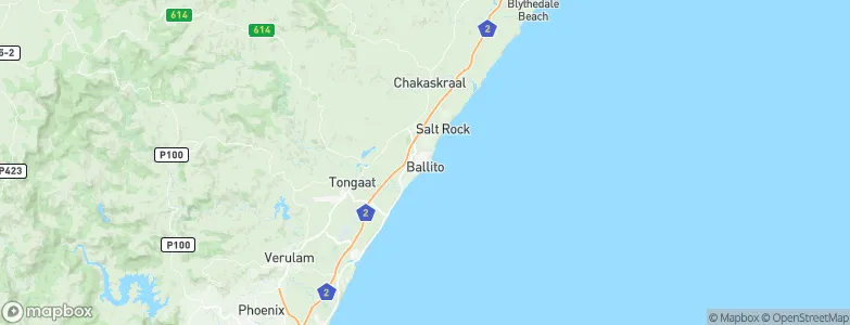 Ballitoville, South Africa Map