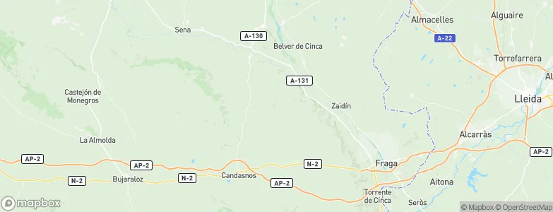 Ballobar, Spain Map