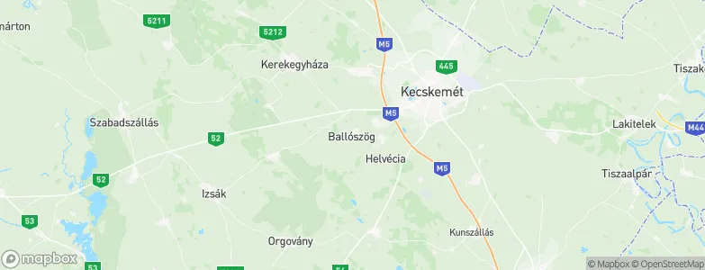 Ballószög, Hungary Map