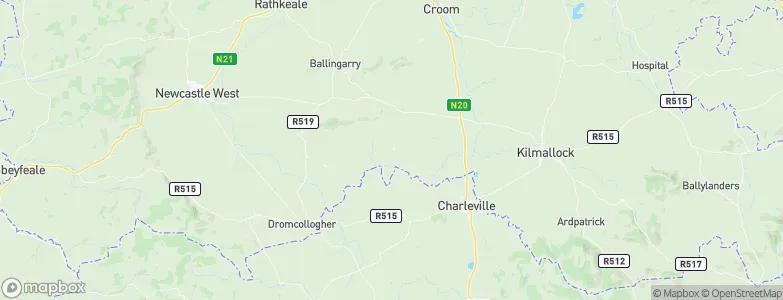Ballyagran, Ireland Map
