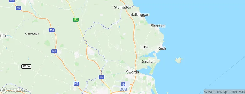 Ballyboughal, Ireland Map