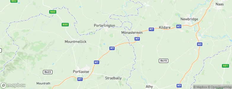 Ballybrittas, Ireland Map