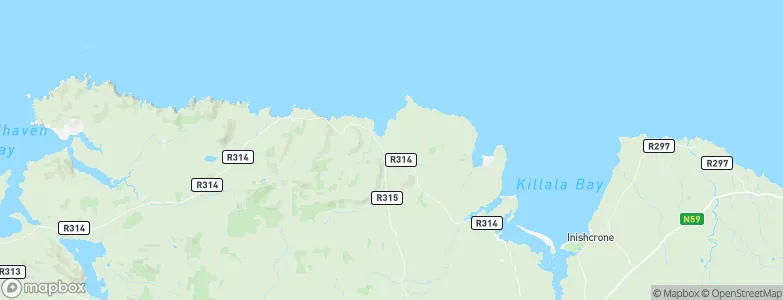 Ballycastle, Ireland Map