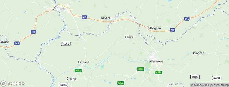 Ballycumber, Ireland Map