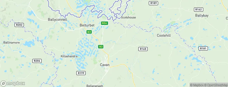 Ballyhaise, Ireland Map