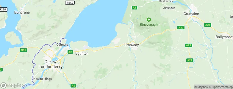 Ballykelly, United Kingdom Map