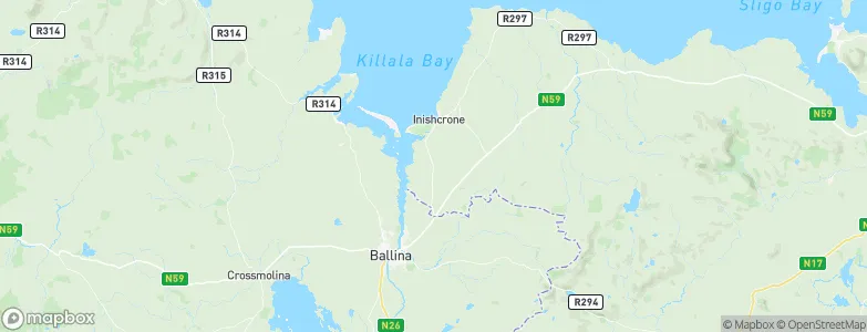 Ballymoneen, Ireland Map