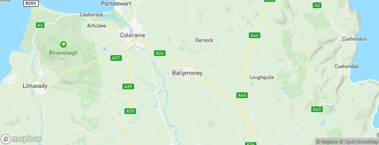Ballymoney, United Kingdom Map