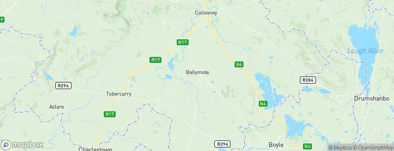 Ballymote, Ireland Map