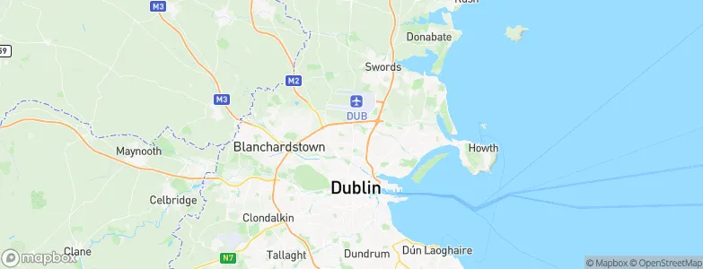 Ballymun, Ireland Map