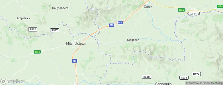 Ballyporeen, Ireland Map