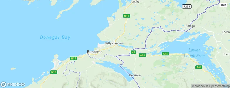 Ballyshannon, Ireland Map