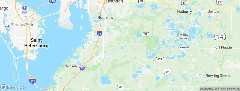 Balm, United States Map