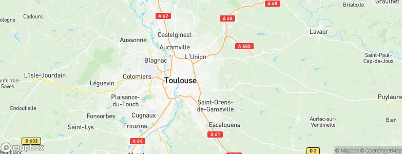 Balma, France Map