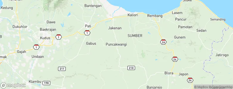Balong, Indonesia Map