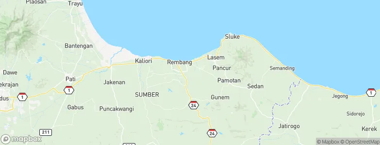 Balong Kulon, Indonesia Map