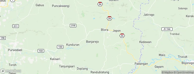 Balongrejo, Indonesia Map
