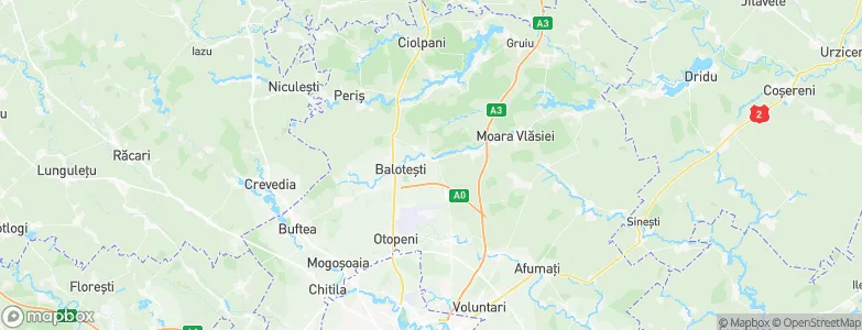 Baloteşti, Romania Map