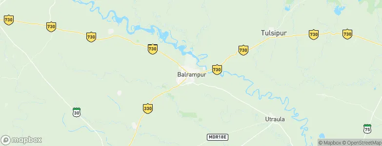 Balrāmpur, India Map