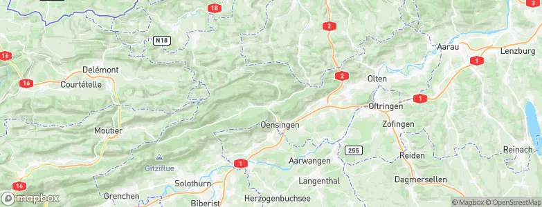 Balsthal, Switzerland Map