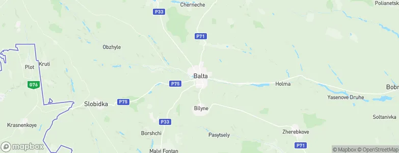 Balta, Ukraine Map