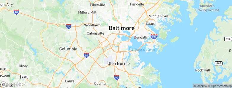 Baltimore Highlands, United States Map