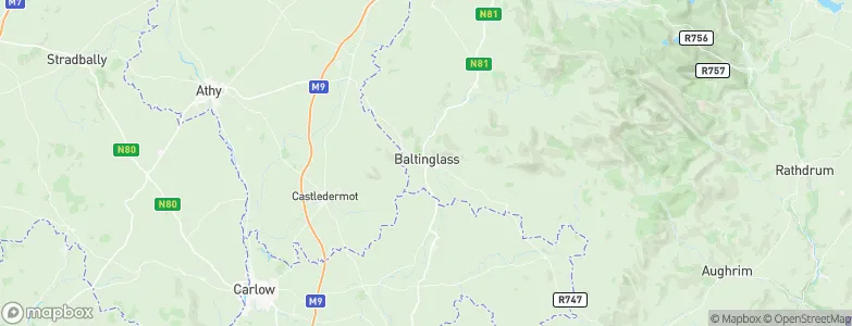 Baltinglass, Ireland Map