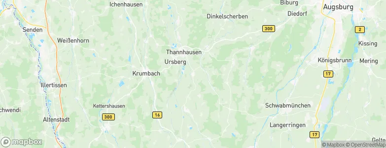 Balzhausen, Germany Map