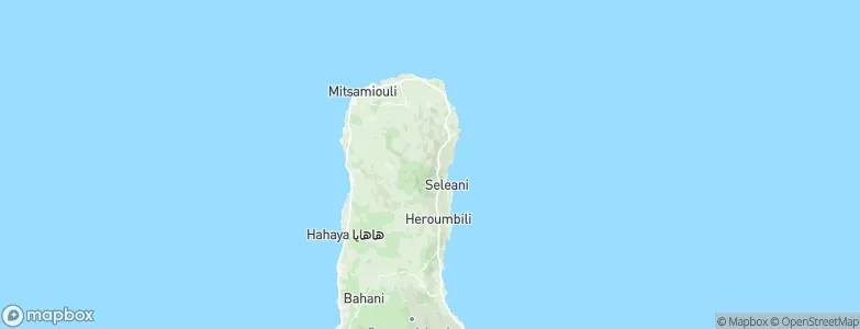 Bambadjani, Comoros Map