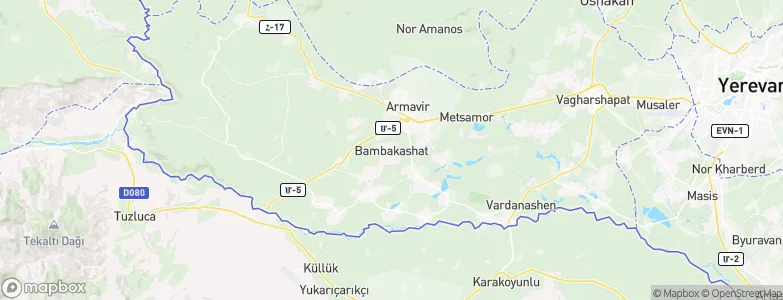 Bambakashat, Armenia Map