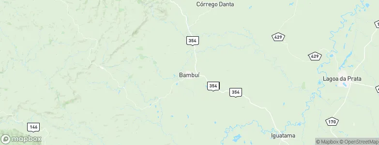 Bambuí, Brazil Map